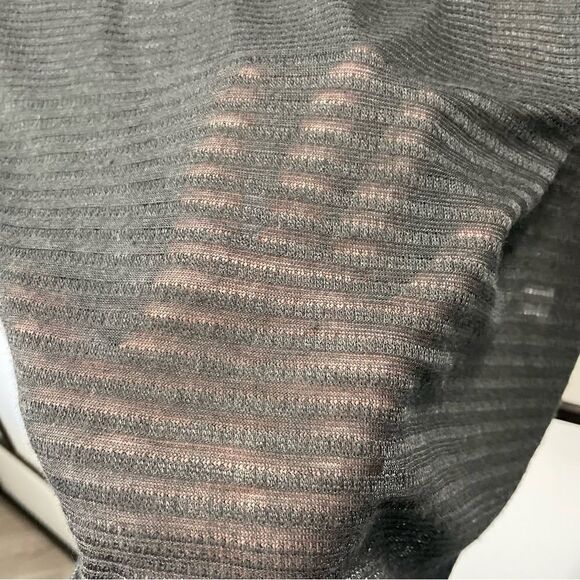 [m] Costa Blanca Sheer Black Subtle Striped Short Sleeve Tunic Women’s - Picture 8 of 12